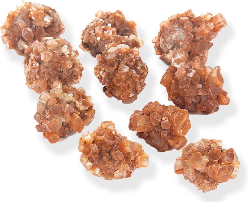 JIC Gem 10 pcs Beautiful Natural Aragonite Crystal Cluster Healing Crystal Quartz Cluster Irregular Home Decoration Specimen Figurine（3-4cm - Image 5